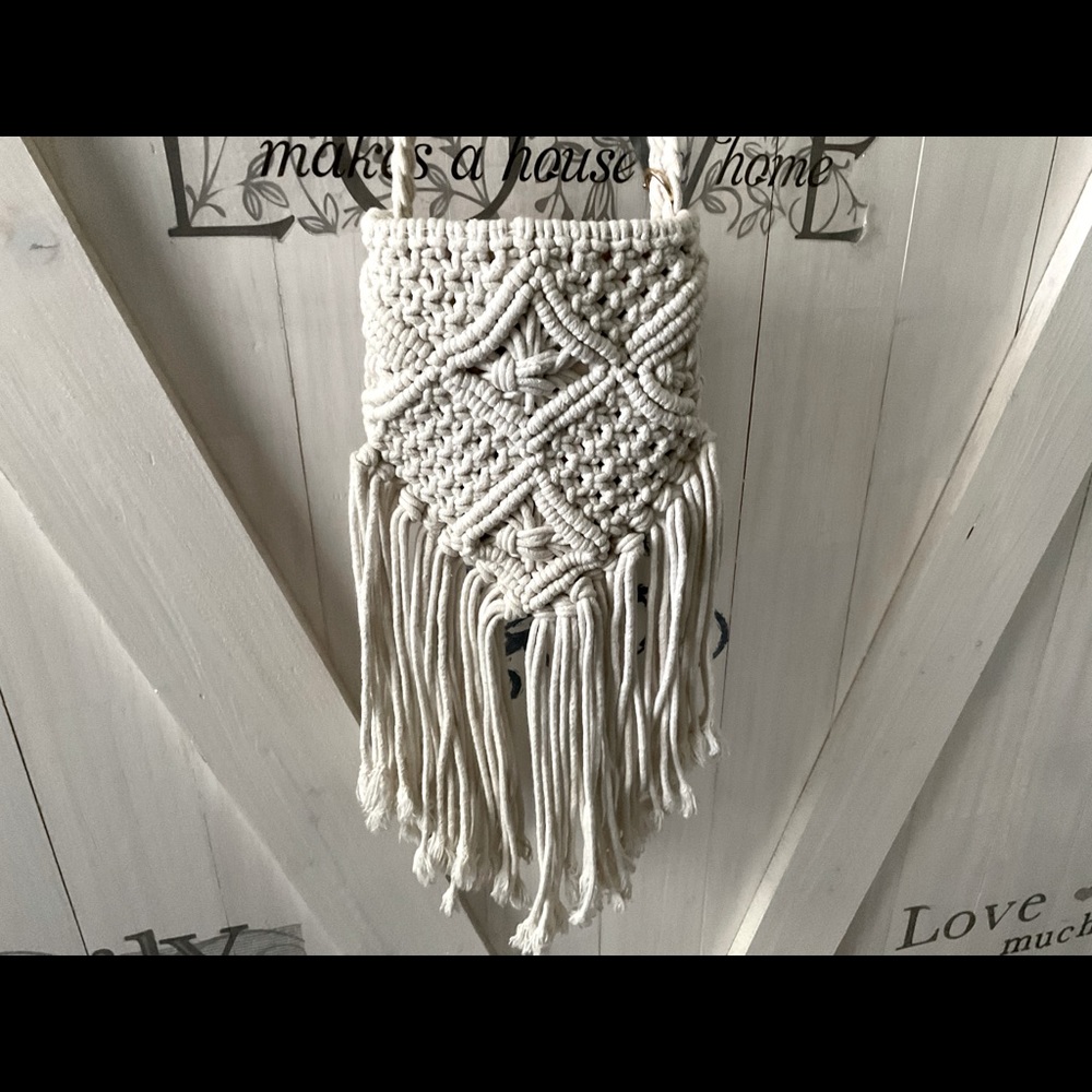 Crochet Hippee White bag by Divided H&M